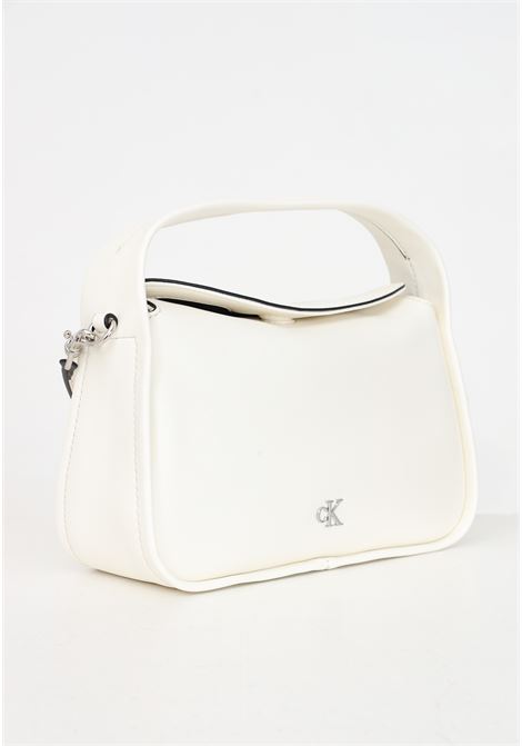 Borsa a mano METAL MONO MINI BLOCK20 W panna da donna CALVIN KLEIN | K60K612246YBI